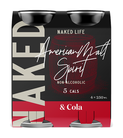 Naked Life American Malt Spirit with Cola
