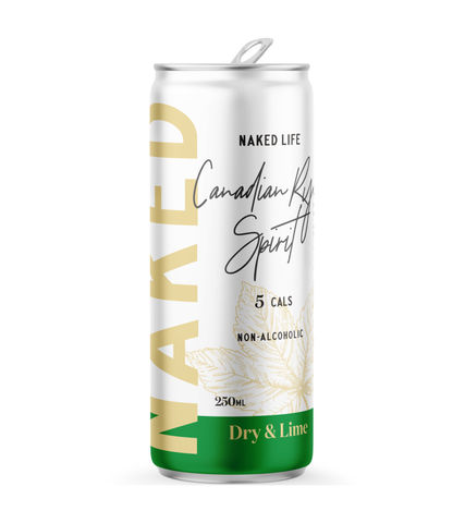 Naked Life Spiced Canadian Rye Spirit Dry & Lime