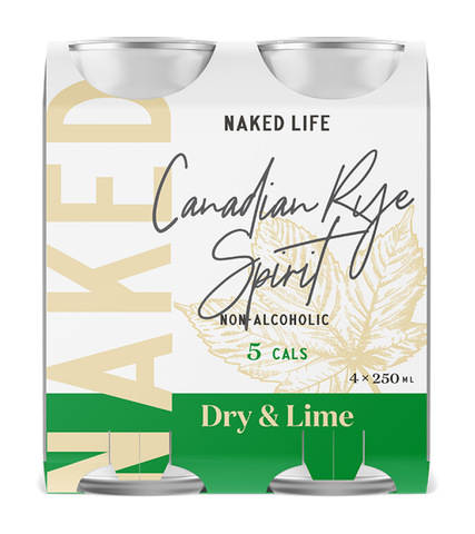 Naked Life Spiced Canadian Rye Spirit Dry & Lime